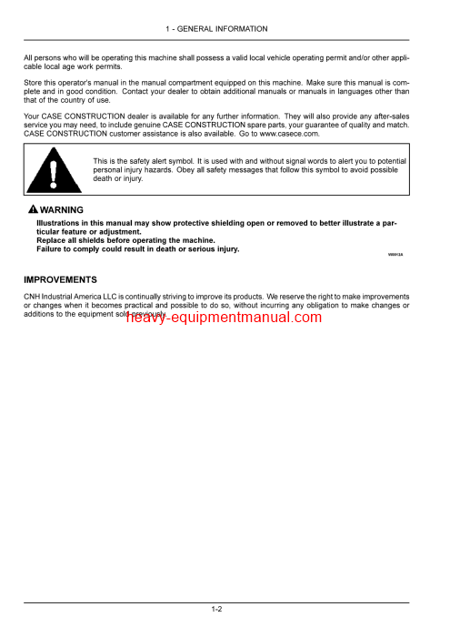 Download Case 850M Tier 4 crawler dozer Operator Manual (47713445)