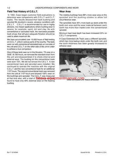 Download Case Crawler Undercarriage & Components Operator Manual (7-10142NA)