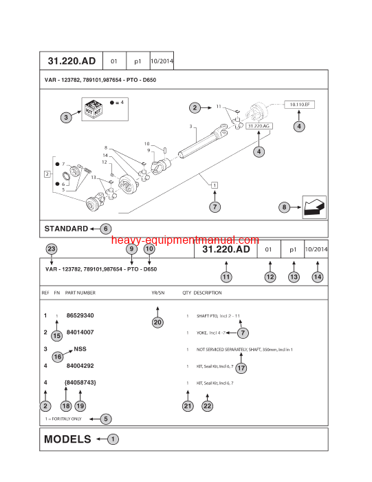 Download Case DV201 DOUBLE DRUM VIBRATORY ROLLER Parts Catalog Manual (7-8641NA)