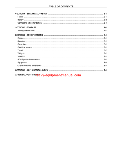 Download Case DV201, DV202, DV204 Vibratory Rollers Operator Manual (6-35950na)