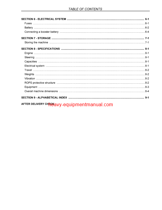 Download Case DV201, DV202, DV204 Vibratory Rollers Operator Manual (6-35950na)