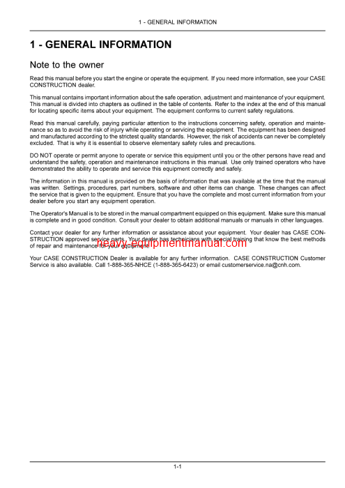 Download Case DV209C, DV210C Tier 4A Vibratory Roller Operator Manual (47772902)