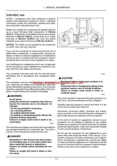 Download Case DV209C, DV210C Tier 4A Vibratory Roller Operator Manual (47772902)