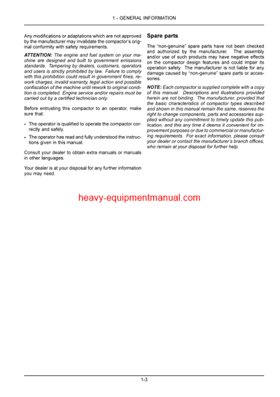 Download Case DV209C, DV210C Tier 4A Vibratory Roller Operator Manual (47772902)