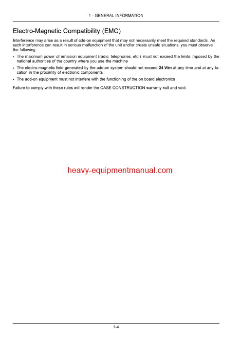 Download Case DV209C, DV210C Tier 4A Vibratory Roller Operator Manual (47772902)