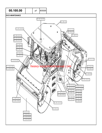 Download Case DV213 Vibratory Roller Tier III Parts Catalog Manual (87481032)