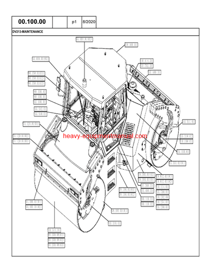  Download Case DV213 Vibratory Roller Tier III Parts Catalog Manual (87481032)