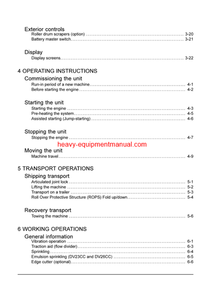 Download Case DV23CC, DV23, DV26CC, DV26 Vibratory Roller Operator Manual (51503798)