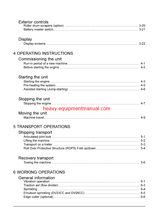  Download Case DV23CC, DV23, DV26CC, DV26 Vibratory Roller Operator Manual (51503798)