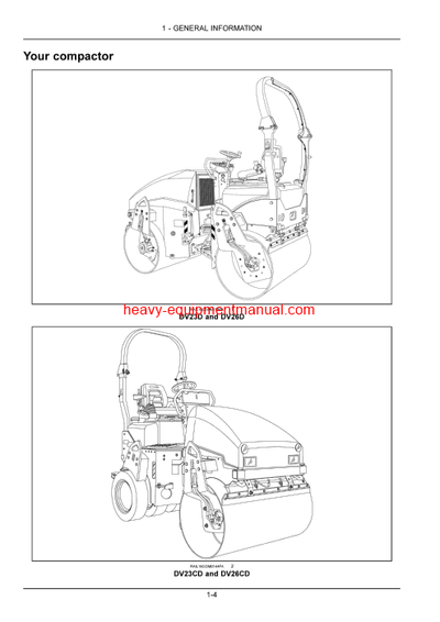 Download Case DV23D, DV23CD, DV26D, DV26CD Tier 4B (final) Operator Manual (51468078)