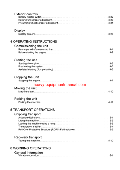 Download Case DV36D, DV45CD, DV45D Tier 4B (final) Vibratory Roller Operator Manual (51523411)