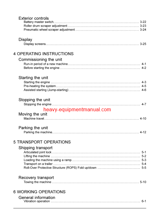 Download Case DV36D, DV45CD, DV45D Tier 4B (final) Vibratory Roller Operator Manual (51523411)