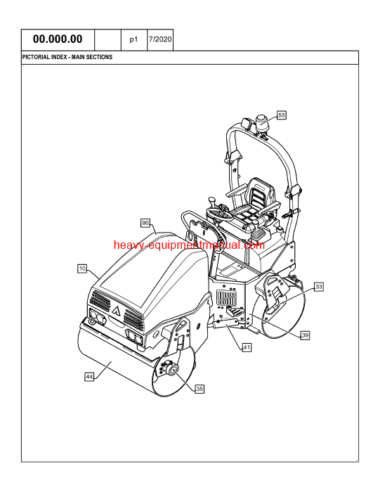 Download Case DV36E - VIBRATORY ROLLER - TIER 4B Parts Catalog Manual (547154353)
