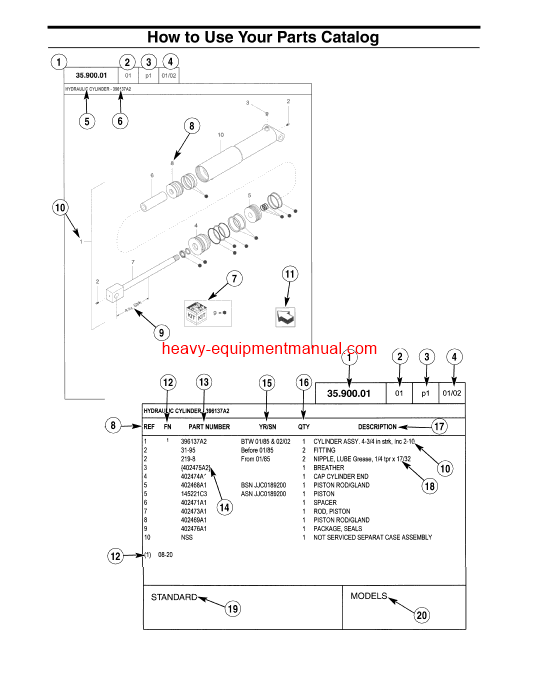 Download Case PT240 Pneumatic Tire Roller Tier 3 Parts Catalog Manual (87481033)