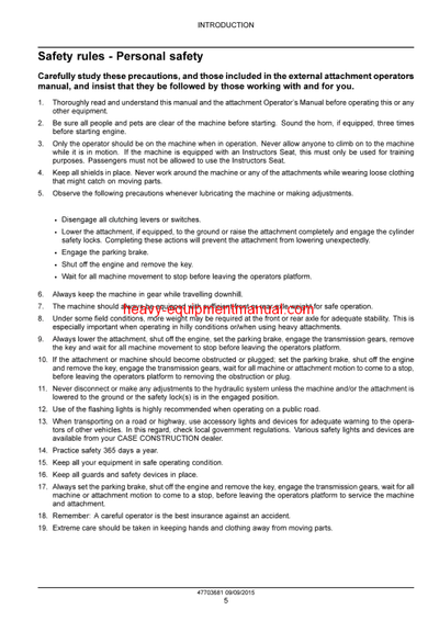 Download Case DV201-DV202-DV204 Vibratory Rollers COMPLETE Service Manual (9-54980na)