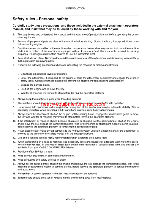 Download Case DV201-DV202-DV204 Vibratory Rollers COMPLETE Service Manual (9-54980na)