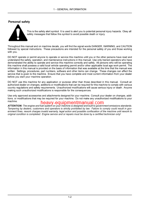 Download Case SV207E Tier 4B (final) Vibratory Roller Operator Manual (51674441)