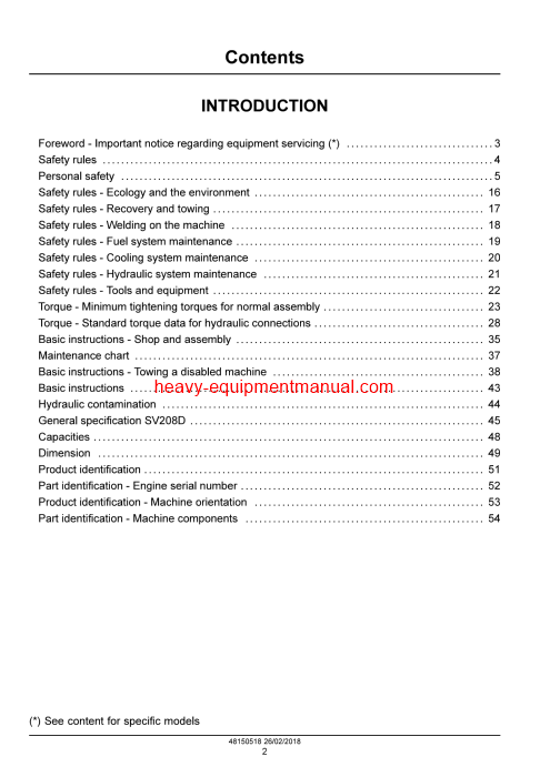 Download Case DV23CD, DV26CD Combination Vibratory Roller, DV23D, DV26D Double Drum Vibratory Roller - Tier 4B (final) Service Manual (51584574)