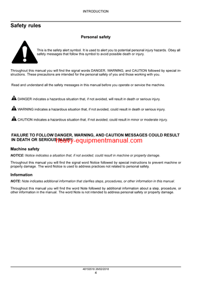 Download Case DV23CD, DV26CD Combination Vibratory Roller, DV23D, DV26D Double Drum Vibratory Roller - Tier 4B (final) Service Manual (51584574)