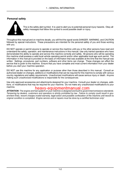 Download Case SV208D Tier 4B (final) Vibratory roller Operator Manual (48150509)