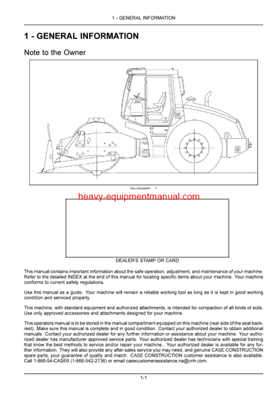 Download Case SV208, SV210, SV212, SV216 Tier 3 Vibratory Roller Operator Manual (47632844)