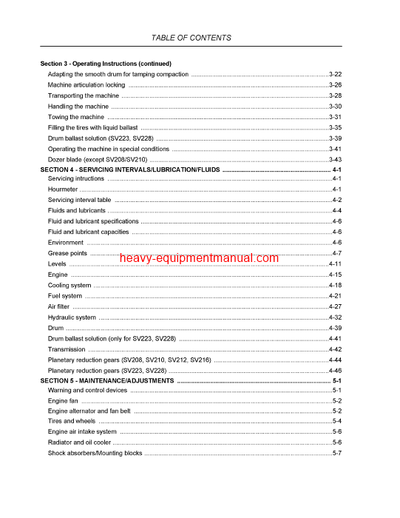 Download Case SV208, SV210, SV212, SV216, SV223, SV228 Vibratory Rollers Operator Manual (6-34420)