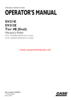 Download Case SV211E, SV213E Tier 4B (final) Vibratory Roller Operator Manual (51675522)