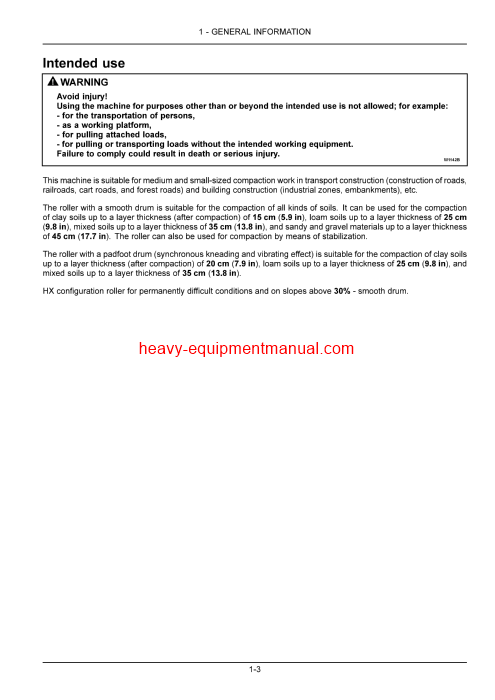 Download Case SV211E, SV213E Tier 4B (final) Vibratory Roller Operator Manual (51675522)