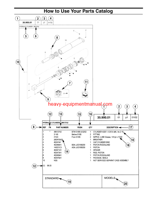 Download Case SV211 VIBRATORY ROLLER Parts Catalog Manual (87659761)
