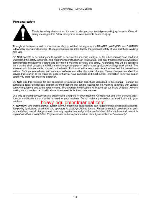 Download Case SV212D, SV216D Tier 4B (final) Vibratory Roller Operator Manual (51429070)