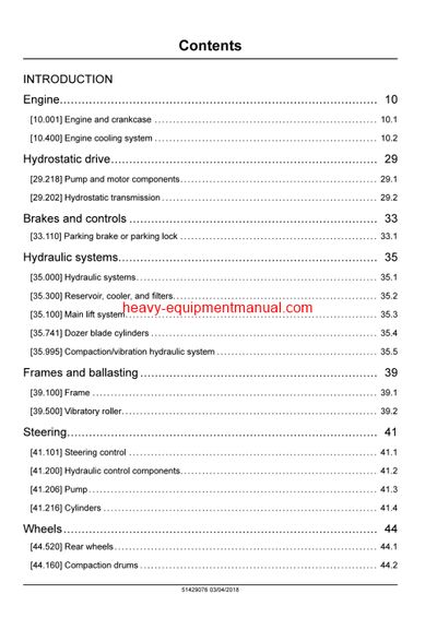 Download Case DV23, DV26 Vibratory Roller, DV23CC, DV26CC Combination Roller Tier 4A (interim) Service Manual (48142067)