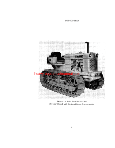 Download Case Utility 310D Crawler Serial # 3012301 and after Operator Manual (9-294)