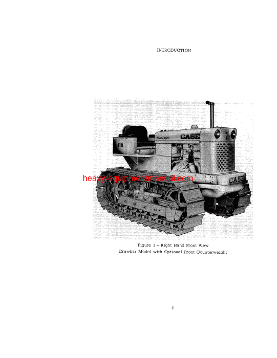 Download Case Utility 310D Crawler Serial # 3012301 and after Operator Manual (9-294)
