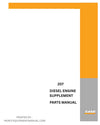 Case 207 Diesel Engine Supplement Parts Manual