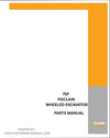Case 75P Poclain Wheeled Excavator Parts Manual