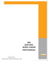 Case 800 Skid King Wheel Loader Parts Manual
