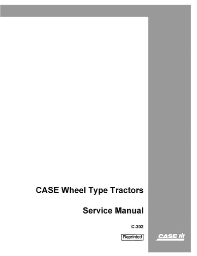 Case IH 640 Wheeled Tractor Service Manual C-202