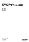 Case IH BH80 Backhoe Operator Manual 92153870 PDF Download