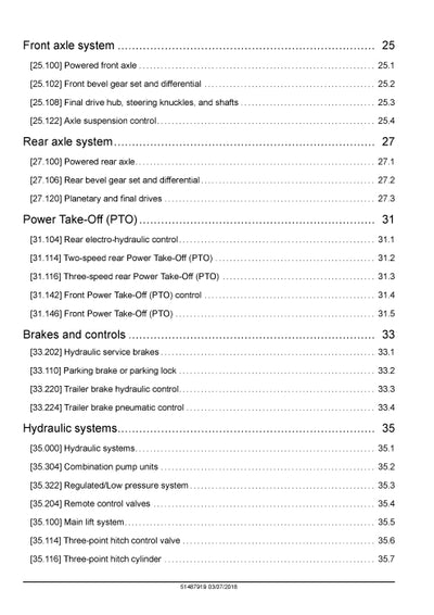 Case IH Farmall 110U, 120U Tier 4B (final) Tractor Service Manual 51487919
