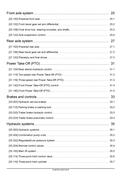 Case IH Farmall 110U, 120U Tier 4B (final) Tractor Service Manual 51487919