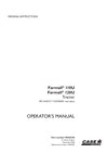Case IH Farmall 110U, 120U Tractor Operator Manual 90442758