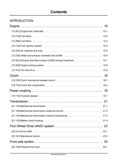 Case IH Farmall 35C, 40C Cab-ROPS Tier 4B (final) Compact Tractor Service Manual 48144023
