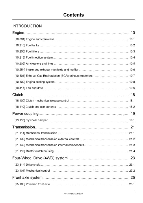 Case IH Farmall 35C, 40C Cab-ROPS Tier 4B (final) Compact Tractor Service Manual 48144023