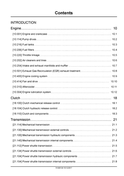Case IH Farmall 80N Tier 4A (Interim) Tractor Service Manual 51430129