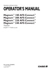Case IH Magnum 180, 200, 220, 240 AFS Connect Tractor Operator Manual 92236872