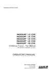 Case IH Maxxum 115 CVX Drive Tier 4B (final) Tractor Operator Manual 51673584