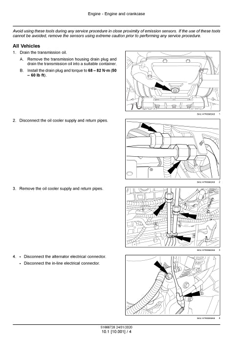 Case IH Maxxum 125 Multicontroller Tier 4B (Final) Tractor Service Manual 51666728