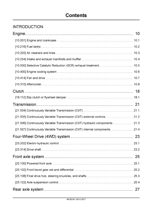 Case IH OPTUM 270,300 CVT Tier 4B (final) Tractor Service Manual 48193161