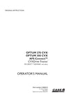 Case IH Optum 270, 300 CVX AFS Connect CVX Drive Tractor Operator Manual 91802310 PDF Download