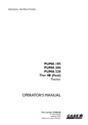 Case IH Puma 185,200, 220 Tier 4B (final) Tractor Operator Manual 47960348